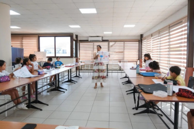 ÇİFTLİKKÖY’ÜN MİNİK RESSAMLARI İŞ BAŞINDA