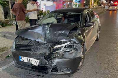 Samsun'da trafik kazası: 1 yaralı