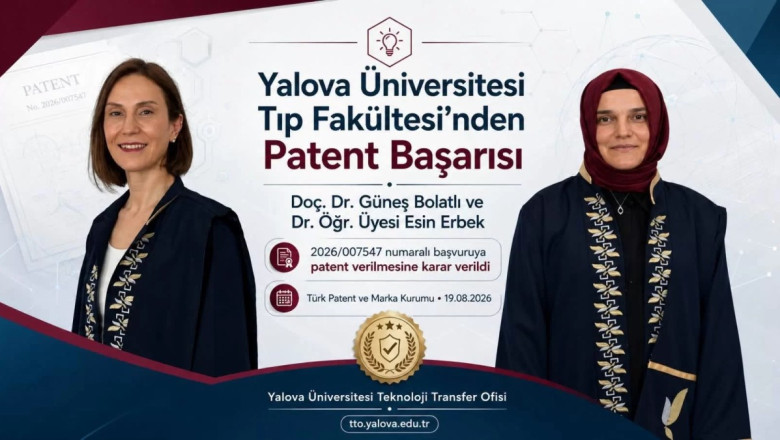 YALOVA ÜNİVERSİTESİ’NDEN PATENT BAŞARISI