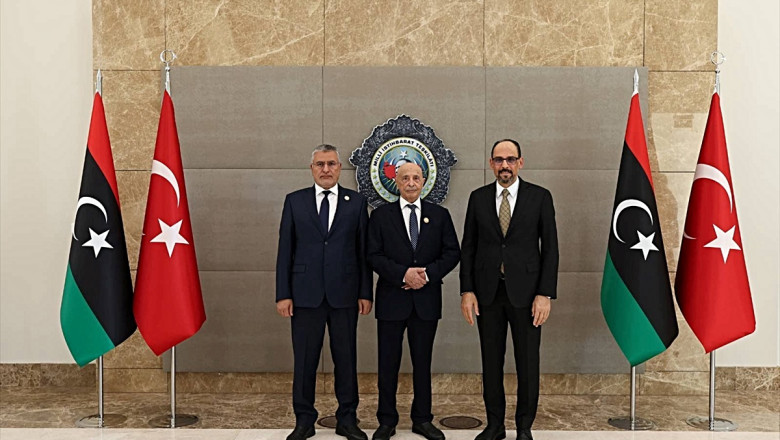 MİT Başkanı Kalın, Libya Temsilciler Meclisi ve Yüksek Devlet Konseyi Başkanları ile görüştü
