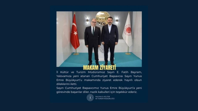 Başsavcı Büyükyurt’a Makam Ziyareti