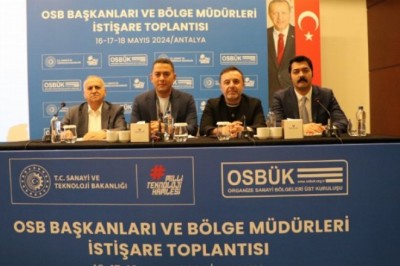 Yalova Makine İhtisas OSB Yönetim Kurulu Başkanı Direnç Özdemir, OSB Başkanları Toplantısı’na katıldı