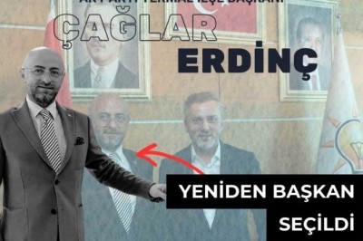 ÇAĞLAR ERDİNÇ YENİDEN BAŞKAN SEÇİLDİ