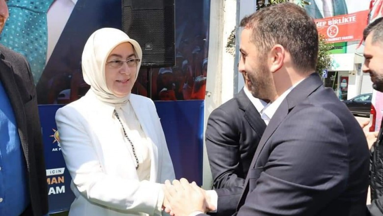 AK PARTİ BAYRAMLAŞMA PROGRAMINDA BİR ARAYA GELDİ