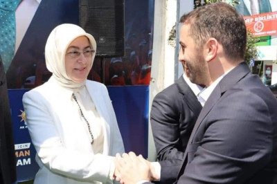 AK PARTİ BAYRAMLAŞMA PROGRAMINDA BİR ARAYA GELDİ