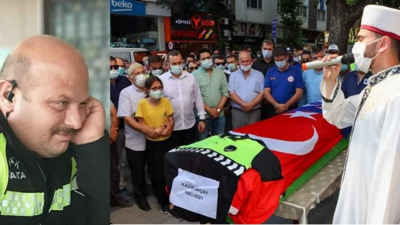 AKÇAY SON YOLCULUĞUNA GÖZYAŞLARIYLA UĞURLANDI!