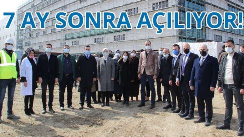 Akyol ve Bağatar hastane ve yurt inşaatını inceledi