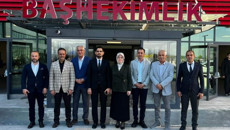 AKYOL  VE GÜÇLÜ'DEN YENİ DEVLET HASTANESİNDE TEDAVİ GÖRENLERE GEÇMİŞ OLSUN ZİYARETİ