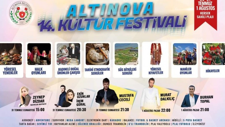 ALTINOVA'DA KÜLTÜR FESTİVALİ BAŞLIYOR