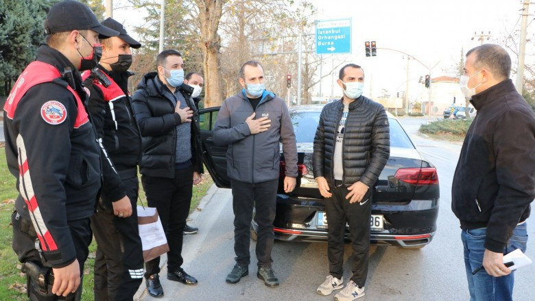 BAŞKAN VEKİLİ TUTUK, KONTROL NOKTALARINI ZİYARET ETTİ