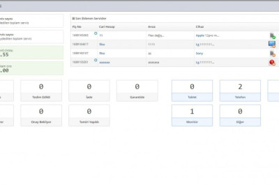 Cep Telefonu Teknik Servis Yönetimi - Web Tabanlı
