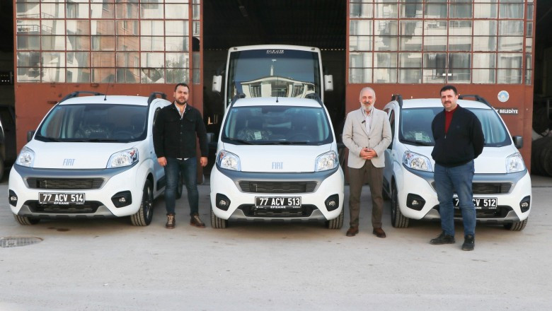 ÇİFTLİKKÖY BELEDİYESİNE 4 YENİ ARAÇ