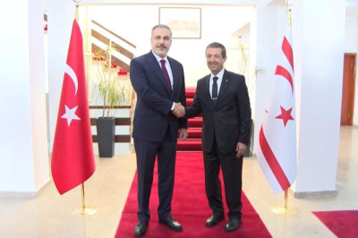 Dışişleri Bakanı Hakan Fidan KKTC' de