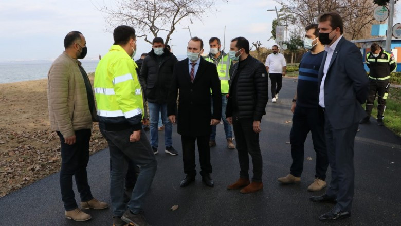DOĞU SAHİL BANDINDA BİSİKLET VE YÜRÜYÜŞ YOLU TAMAMLANDI