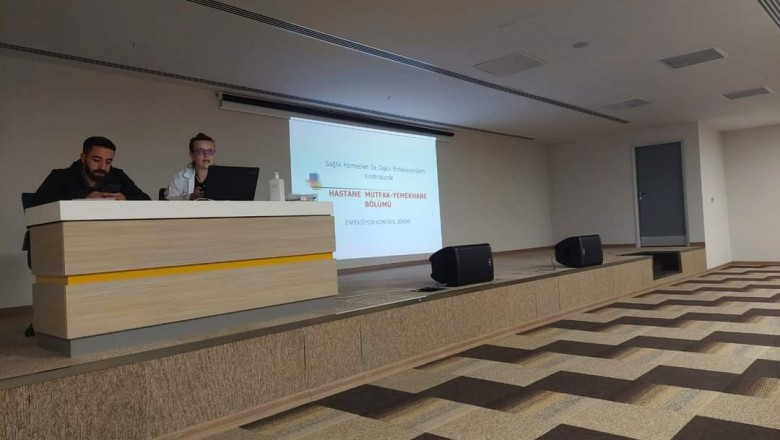 EL HİJYENİ VE ENFEKSİYON  ATIK YÖNETİM KONULU EĞİTİM VERİLDİ.