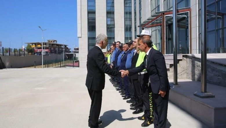 EMNİYET MÜDÜRÜ BİTİRİK  GÖREVE BAŞLADI