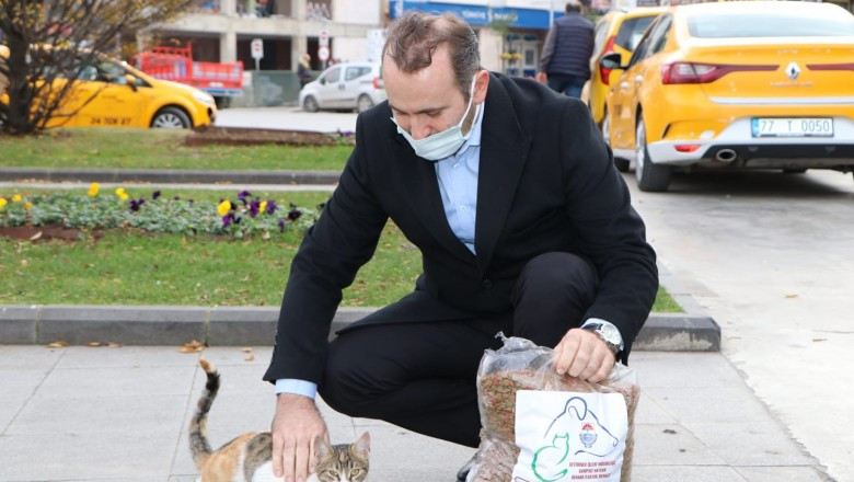 HERKES EVDE YALOVA BELEDİYESİ CAN DOSTLAR İÇİN GÖREVDE