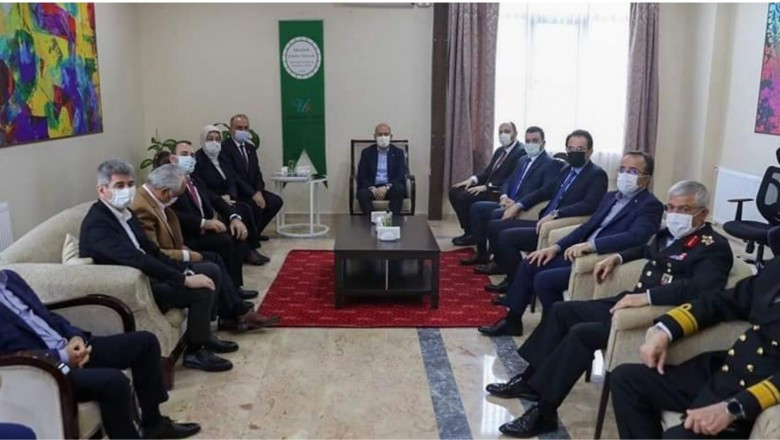 İÇİŞLERİ BAKANI SOYLU YALOVA'DA BRİFİNG ALDI