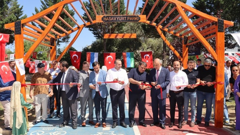 KARDEŞ ŞEHİR HASAVYURT PARKI TÖRENLE AÇILDI