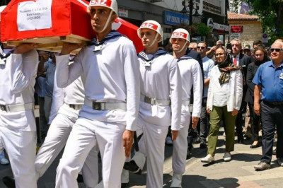 KORE GAZİSİ  NECMETTİN ÇATALBAŞ  SON YOLCULUĞUNA UĞURLANDI