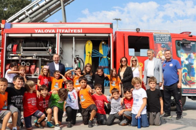 KÜÇÜK İTFAİYECİLER PARKURU BAŞARIYLA TAMAMLADI