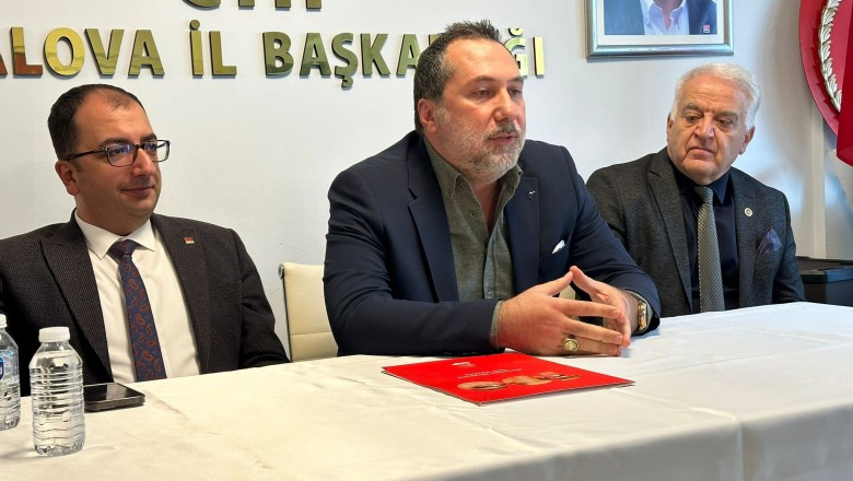 Tarık Burak Evin CHP'den Yalova Belediye Başkan A.Adayı