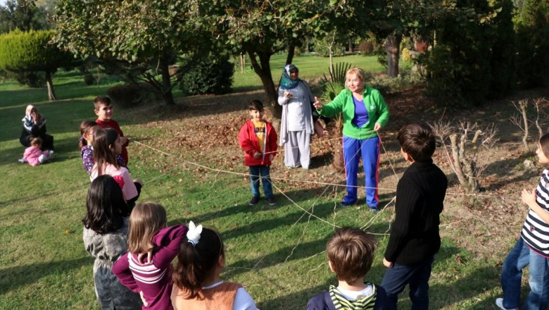 Tatillerini doğa ile iç içe bir gün geçirerek tamamladılar