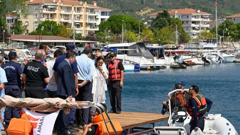 VALİ, ARMUTLU'DA ARAMA ÇALIŞMASINDA