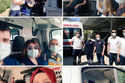 YALOVA 112 ACİL EKİPLERİNİN ZORLU  “KOVİD-19” MÜCADELESİ