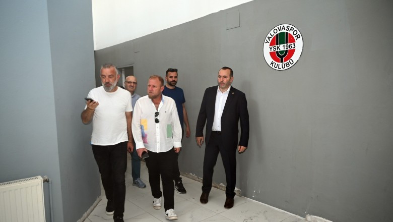YALOVASPOR TESİSLERİ, YALOVA’YA YAKIŞIR ŞEKİLDE YENİLENİYOR
