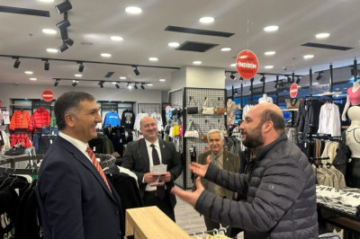 ZAFER PARTİSİNDEN ESNAF ZİYARETLERİ