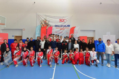Osmaniye’de Kick Boks Okullar Arası İl Şampiyonası tamamlandı