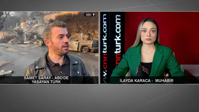 Amerika'da yaşayan Türk anlattı! Yangınla mücadele devam ediyor... Son durum ne?