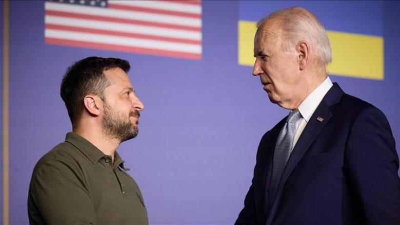 Biden'dan Zelenskiy ile görüşme sonrası Ukrayna'ya destek mesajı