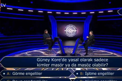 Güney Kore'de yasal olarak sadece kimler masör ya da masöz olabilir?