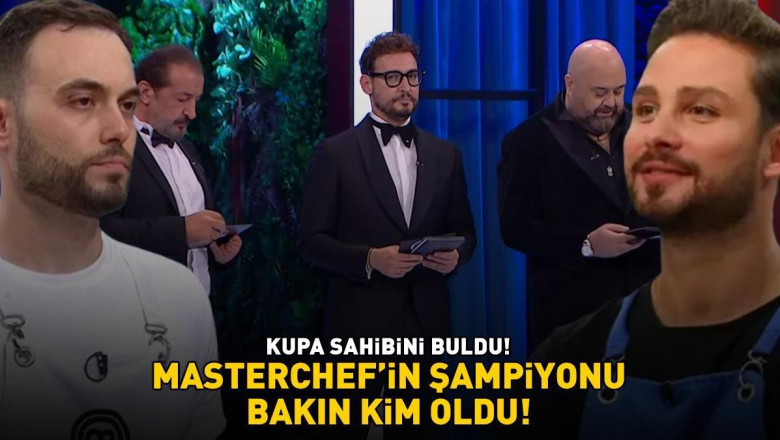 MASTERCHEF 2024 ŞAMPİYONU BAKIN KİM OLDU! Onur ve Kerem hünerlerini sergiledi! Kupa sahibini buldu