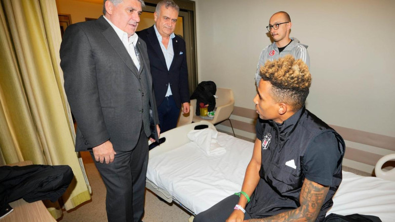 Serdal Adalı’dan Gedson Fernandes’e geçmiş olsun ziyareti