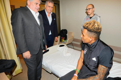 Serdal Adalı’dan Gedson Fernandes’e geçmiş olsun ziyareti