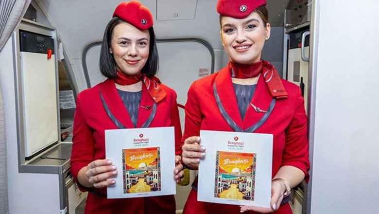 THY'nın İstanbul-Bingazi seferleri 10 yıl sonra tekrar başladı