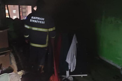 Kiraladığı evi ateşe verip kaçtı