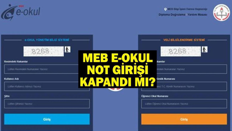 e-OKUL KAPANDI MI? e-Okul not girişi ne zaman kapanıyor 2025?
