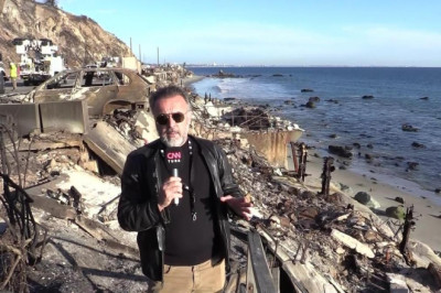 CNN TÜRK yasak bölge Malibu'da: Hayalet kasaba, boş bir sahil, küle dönen şehir...