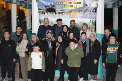 Umre yolcuları uğurlandı