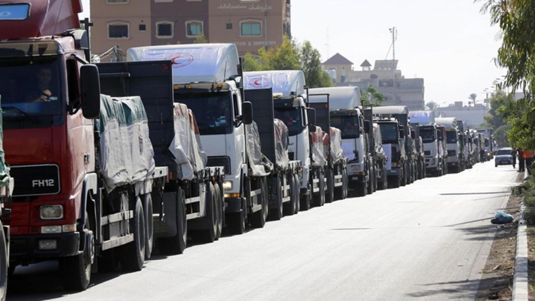 Mısır duyurdu: "Günde 600 kamyon Gazze Şeridi’ne girecek"