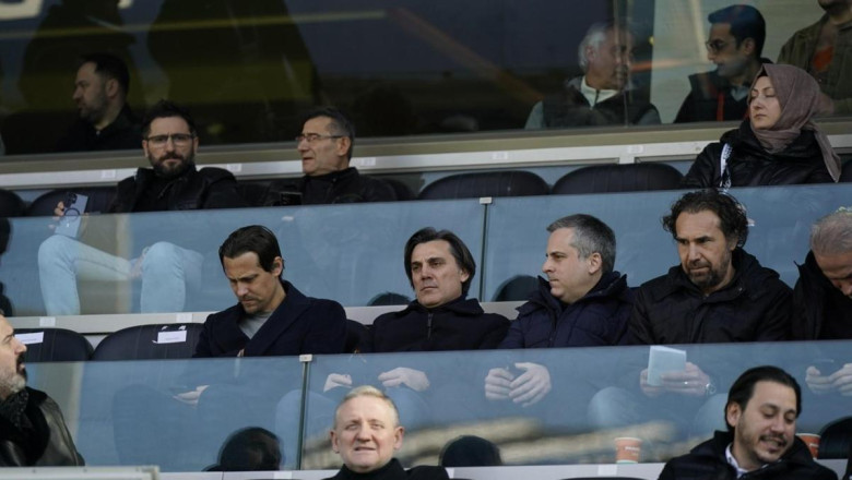 Vincenzo Montella, Başakşehir - Ç. Rizespor maçında görüntülendi!