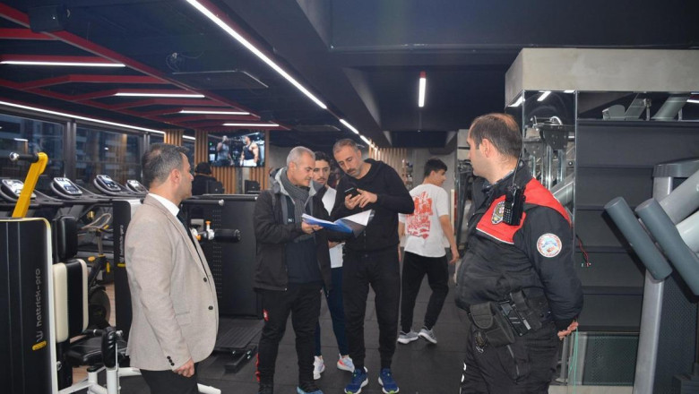 Batman'da spor salonları denetlendi