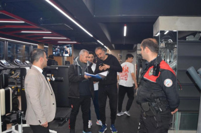 Batman'da spor salonları denetlendi