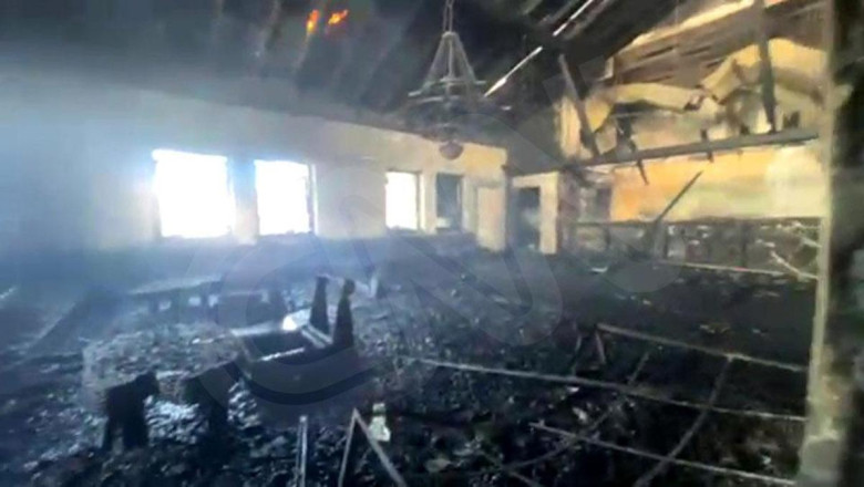 SON DAKİKA HABERİ | CNN TÜRK ekibi Bolu Kartalkaya'da yanan otelin içini görüntüledi