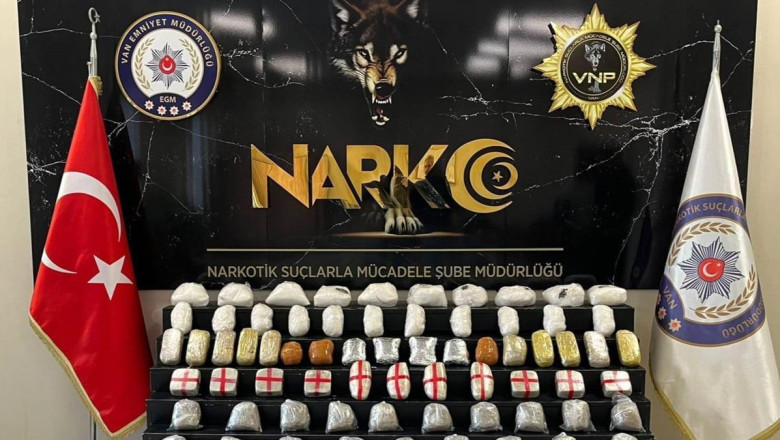 Van'da 41 kilo 700 gram uyuşturucu ele geçirildi: 1 gözaltı