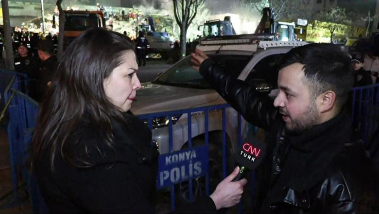 Konya'da çöken binadan yaşayan kişi olay anını anlattı | Video Haber
